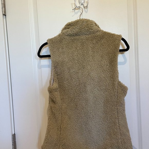 Patagonia Los Gatos Fleece Vest Khaki Tan Size M - Picture 2 of 4